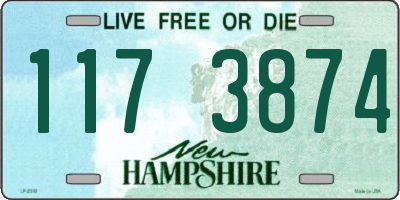 NH license plate 1173874