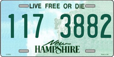 NH license plate 1173882