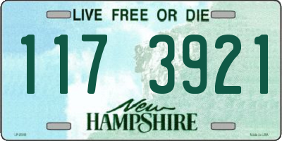 NH license plate 1173921