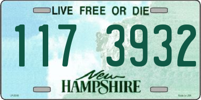 NH license plate 1173932