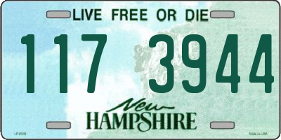 NH license plate 1173944