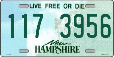 NH license plate 1173956