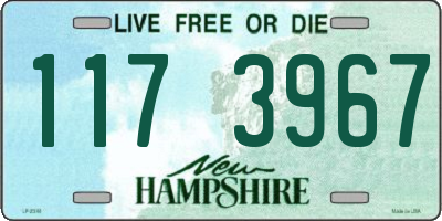 NH license plate 1173967