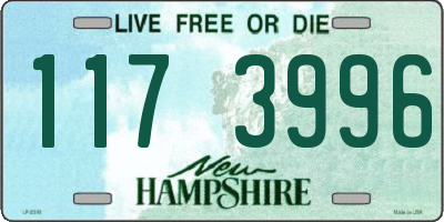 NH license plate 1173996