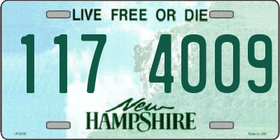 NH license plate 1174009