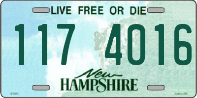 NH license plate 1174016
