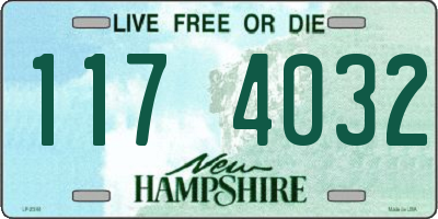 NH license plate 1174032