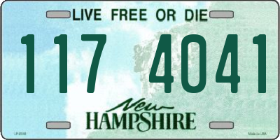 NH license plate 1174041
