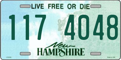 NH license plate 1174048