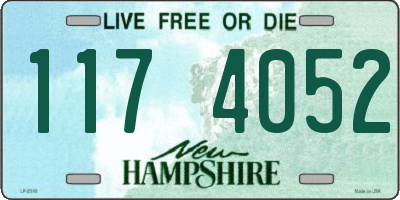 NH license plate 1174052