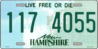NH license plate 1174055