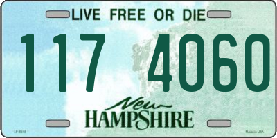 NH license plate 1174060