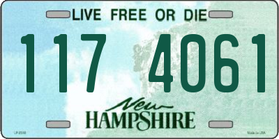 NH license plate 1174061