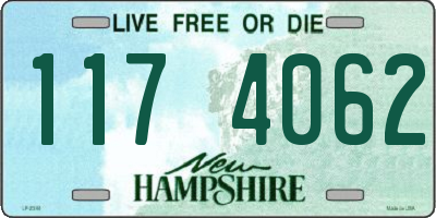 NH license plate 1174062