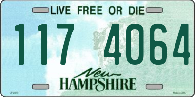 NH license plate 1174064