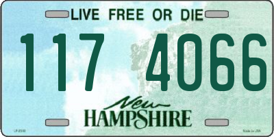 NH license plate 1174066