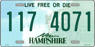 NH license plate 1174071