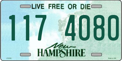 NH license plate 1174080