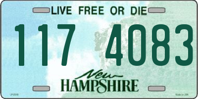 NH license plate 1174083