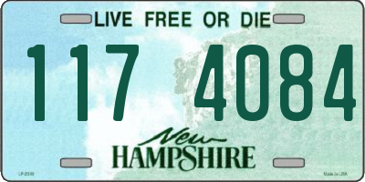 NH license plate 1174084