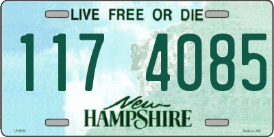 NH license plate 1174085