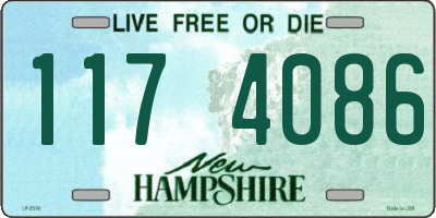 NH license plate 1174086