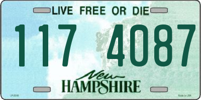 NH license plate 1174087