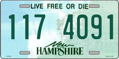 NH license plate 1174091