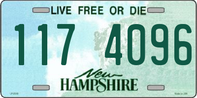 NH license plate 1174096
