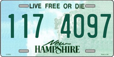 NH license plate 1174097