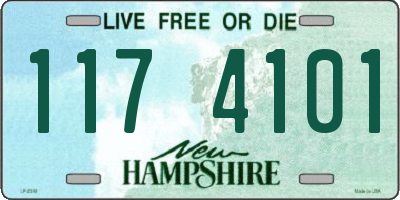 NH license plate 1174101