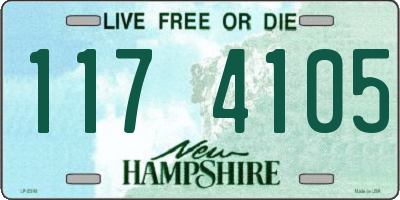 NH license plate 1174105