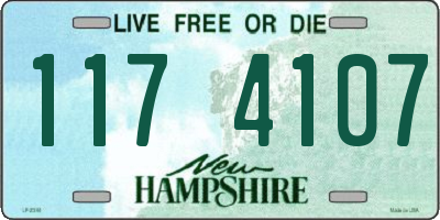 NH license plate 1174107