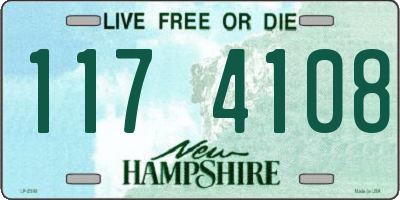NH license plate 1174108