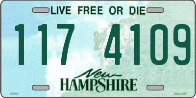NH license plate 1174109