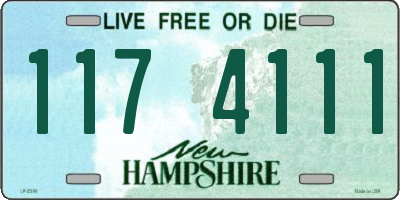 NH license plate 1174111
