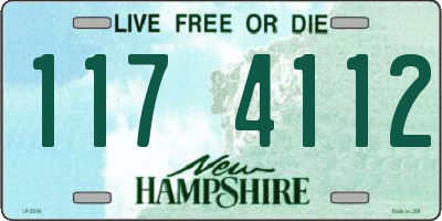 NH license plate 1174112
