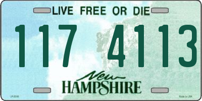 NH license plate 1174113