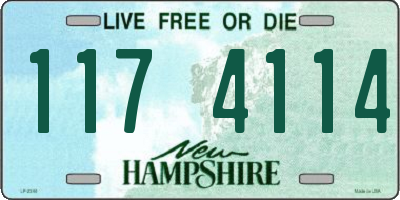 NH license plate 1174114