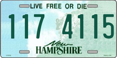 NH license plate 1174115