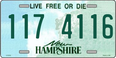 NH license plate 1174116