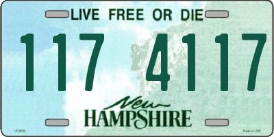 NH license plate 1174117