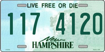 NH license plate 1174120