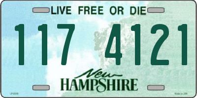 NH license plate 1174121