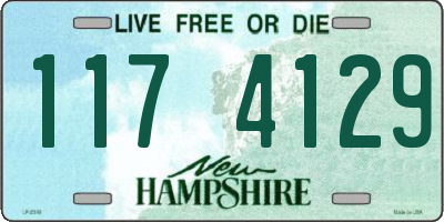 NH license plate 1174129
