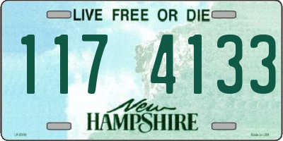 NH license plate 1174133