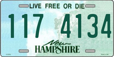 NH license plate 1174134