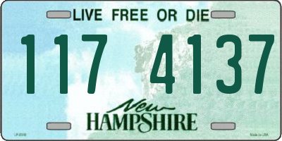 NH license plate 1174137