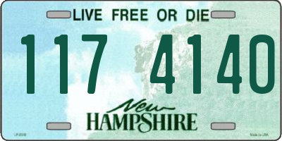 NH license plate 1174140