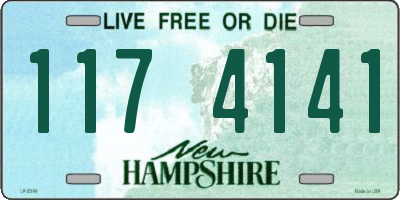 NH license plate 1174141
